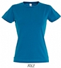 Camiseta Mujer Miss Sols - Color Aqua